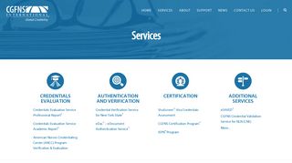 Services - CGFNS International, Inc.