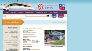Portage Des Sioux Branch | St. Charles City-County Library