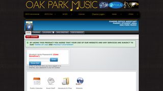 Charms Login - oak park music