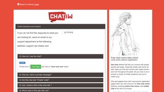 Chatiw - FAQ