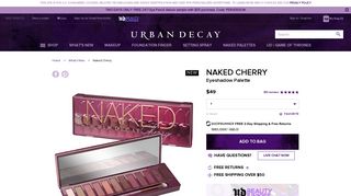 Naked Cherry Eyeshadow Palette | Urban Decay Cosmetics