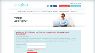 Your Account - Chitchat Research