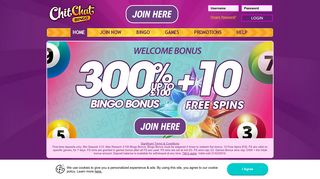 Chit Chat Bingo - Online Bingo Games & Slots - 400% Bonus - UK Bingo