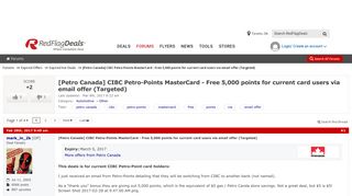 [Petro Canada] CIBC Petro-Points MasterCard - Free 5,000 points ...