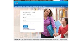Citi® Credit Cards - Login | Secure Sign-on