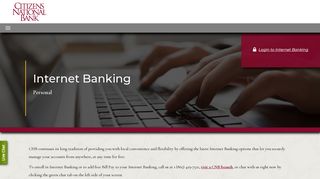 Internet Banking Citizens National Bank