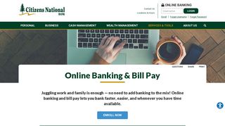 Online Banking & Bill Pay | Citizens National Bank | Cheboygan ...