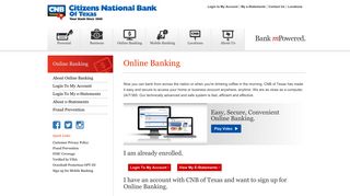 Online Banking | Citizens National Bank of Texas