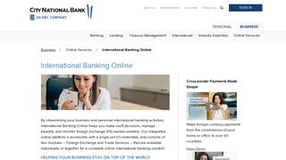 Treasury Net - City National Bank - CNB.com