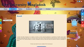 City University Bangladesh: Result