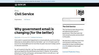 Why government email is changing (for the better) - Civil Service