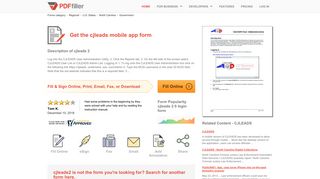 Cjleads Mobile App - Fill Online, Printable, Fillable, Blank | PDFfiller