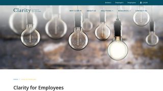 Clarity For Employees - Clarity Benefit Solutions