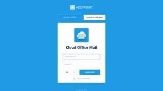 Hostpoint Login - Cloud Office Mail