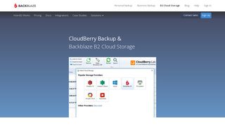 CloudBerry Backup and Backblaze B2 Cloud Storage