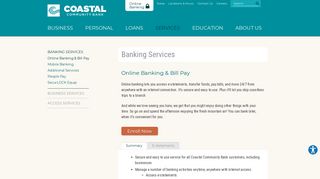 Online Banking & Bill Pay | Coastal Community Bank | Everett, WA ...