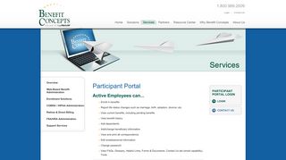 Participant Portal - Benefit Concepts