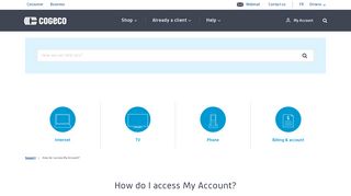 How do I access My Account? | Cogeco