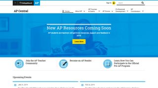 AP Central – Education Professionals – The College Board