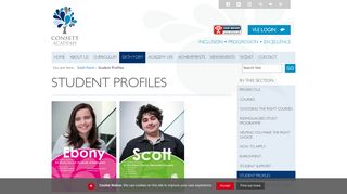 Student Profiles - Consett Academy
