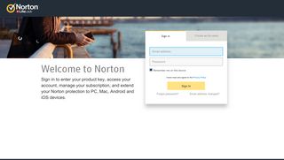 Sign In - Norton Secure Login