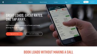 Freight App with Free Load Boards, QuickPay | Convoy
