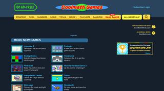 Cool Math Games Online Login And Support