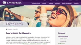 Credit Cards | CorTrust Bank