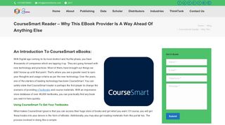 CourseSmart - Why This EBook Provider Is A Way Ahead Of Anything ...