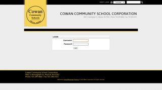 Login - Cowan Community School Corporation