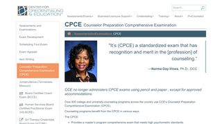 Counselor Preparation Comprehensive Examination | CPCE