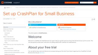 Set up CrashPlan for Small Business - Code42 Support