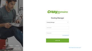 crazy domains control panel login