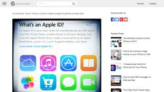 How to create an Apple ID without a credit card? - AppleToolBox
