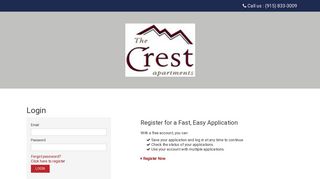 Login to The Crest to track your account | The Crest - RENTCafe