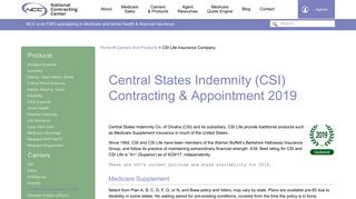 Central States Indemnity (CSI) Contracting & Appointment for Agents ...