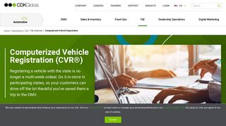 Computerized Vehicle Registration | CDK Global
