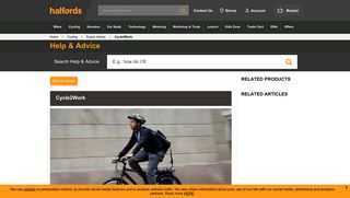 Cycle To Work Scheme | Biking to Work | Halfords