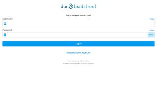 D B Hoovers Login And Support