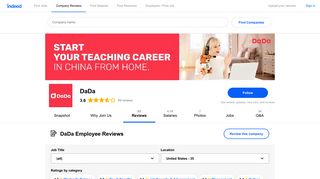 Working at DaDa: Employee Reviews | Indeed.com