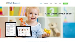 Daily Connect, the online daily sheet for your child care center