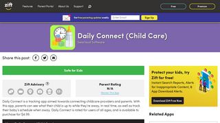 Daily Connect (Child Care) - Zift App Advisor