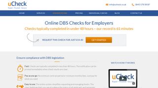 Enhanced DBS Checks for Employers - uCheck