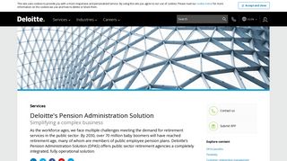 Deloitte Pension Administration Solution | Deloitte US