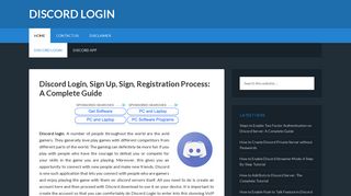 Discord Login – Sign In, Sign Up, Nitro, Themes, Servers, Bots ...