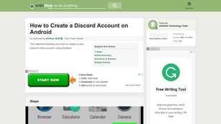 How to Create a Discord Account on Android: 9 Steps - wikiHow