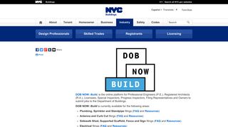 DOB NOW: Build - NYC.gov