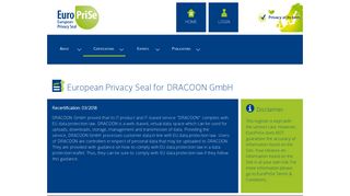 DRACOON GmbH - DRACOON - EuroPriSe