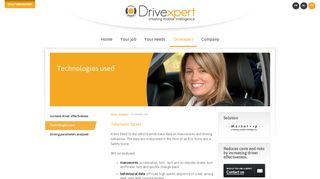 Technologies used | Drivexpert