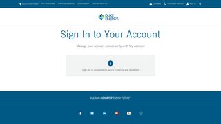 Sign In to Your Account - Duke Energy